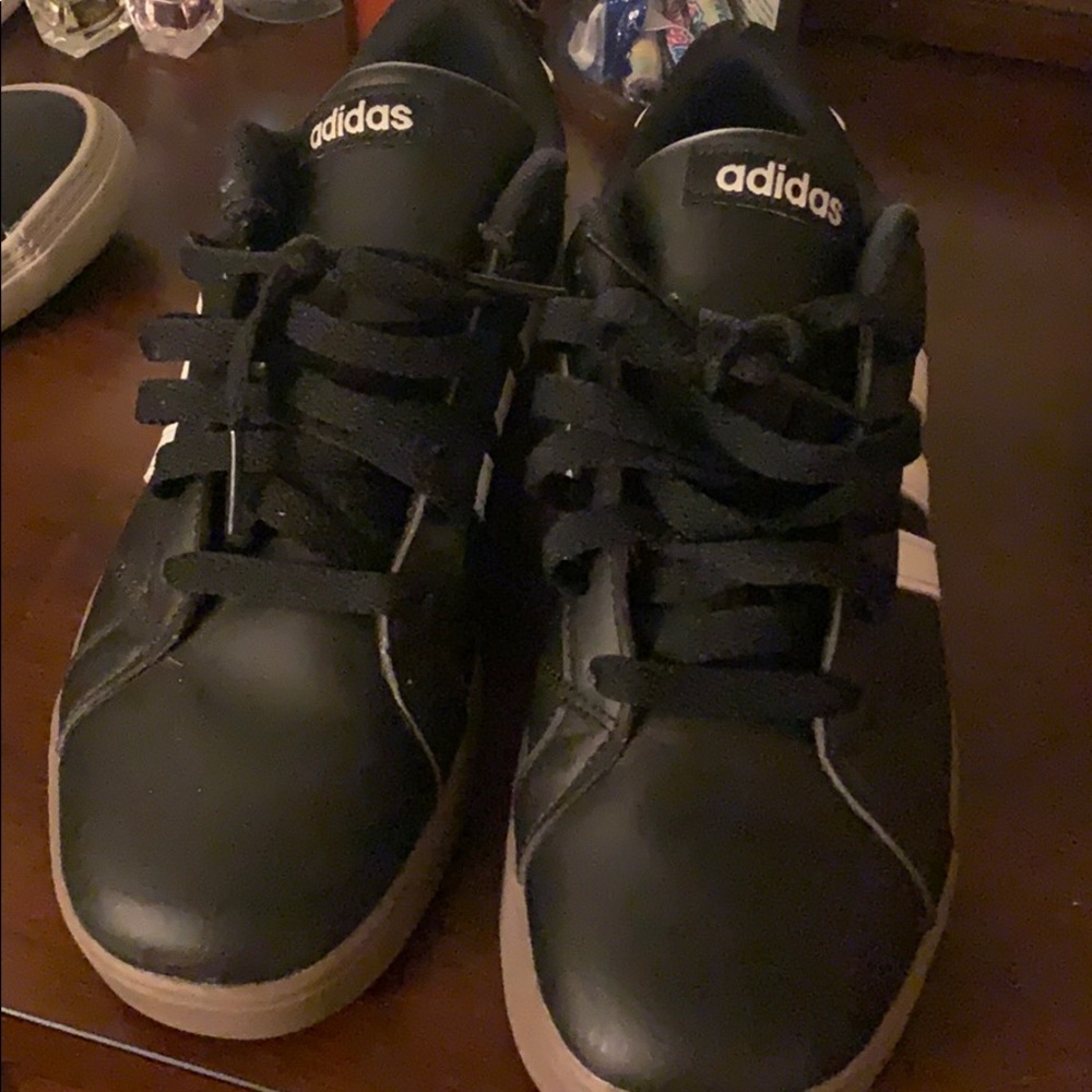 Size 6 boys black adidas